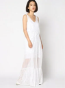 【SALE／70%OFF】GUESS (W)ADRINA GAUZE MAXI DRESS ゲス ワンピース・ドレス その他のワンピース・ドレス ホワイト【送料無料】