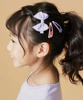 【SALE／30%OFF】a.v.v [KIDS]リボンクリップ アー・ヴェ・ヴェ ヘアアクセサリー その他のヘアアクセサリー パープル ブルー