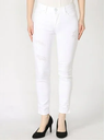 【SALE／50%OFF】GUESS GUESS パンツ(W)SLIM SKINNY WHITE DENIM PANT ゲス パンツ その他のパンツ ホワイト【送料無料】