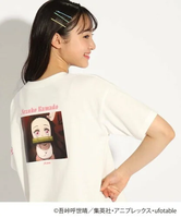 【SALE／60%OFF】PINK-latte TVアニメ【鬼滅の刃】アソートTシャツ ピンク ラテ トップス カットソー・Tシャツ ホワイト ブラック ピンク パープル