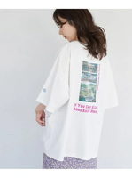 【SALE／38%OFF】ROPE' PICNIC 【漁港の肉子ちゃん*ROPE'PICNIC】コラボTシャツ ロペピクニック トップス カットソー・Tシャツ ホワイト