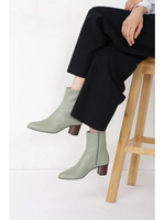 【SALE／52%OFF】human woman ◆soft sheep short boots ヒューマン ウーマン シューズ・靴 その他のシューズ・靴 グリーン グレー【送料無料】