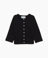 agnes b. ENFANT M001 L CARDIGAN ベビー カーディガンプレッション アニエスベー トップス カーディガン ブラック【送料無料】