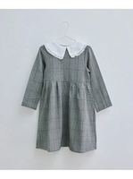 【SALE／40%OFF】ROPE' PICNIC KIDS 【KIDS】【リンクコーデ】付け衿ワンピース ロペピクニック ワンピース・ドレス ワンピース ブラック