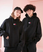 TOMMY JEANS フラッグロゴパーカー トミーヒルフィガー トップス スウェット・トレーナー ネイビー【送料無料】