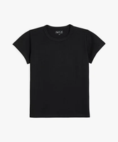 agnes b. FEMME J000 TS コットン ベーシックTシャツ アニエスベー トップス カットソー・Tシャツ ブラック【送料無料】