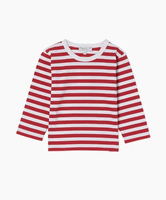 agnes b. ENFANT J008 E TS キッズ ボーダーTシャツ アニエスベー トップス カットソー・Tシャツ ホワイト【送料無料】