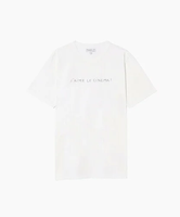 agnes b. HOMME S345 TS メッセージTシャツ アニエスベー トップス カットソー・Tシャツ ホワイト【送料無料】