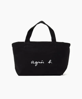 agnes b. VOYAGE WEB限定 GO03-02 ロゴトートバッグ アニエスベー バッグ トートバッグ ブラック【送料無料】