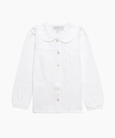 agnes b. ENFANT J000 E CHEMISE コットンブラウス アニエスベー トップス シャツ・ブラウス ホワイト【送料無料】