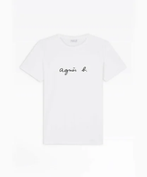 agnes b. HOMME S137 TS ロゴTシャツ アニエスベー トップス カットソー・Tシャツ ホワイト【送料無料】