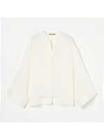 【SALE／60%OFF】HELIOPOLE DOUBLE WILLOW BIG SLEEVES SHIRT エリオポール トップス シャツ・ブラウス ホワイト ピンク【送料無料】