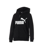 【SALE／30%OFF】PUMA キッズ ボーイズ ESS ビッグ ロゴ FZ フーディー TR 120-160cm プーマ ジャケット・アウター ナイロンジャケット ブラック