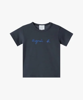 agnes b. ENFANT S137 L TS ベビー ロゴTシャツ アニエスベー トップス カットソー・Tシャツ グレー【送料無料】