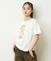 【SALE／69%OFF】a.v.v [140-150]サンレモコラボプリントTシャツ アー・ヴェ・ヴェ トップス カットソー・Tシャツ ホワイト