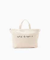 【SALE／30%OFF】To b. by agnes b. WR56 SAC 2wayロゴトートバッグ アニエスベー バッグ トートバッグ ホワイト【送料無料】