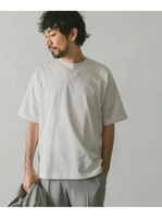 【SALE／60%OFF】URBAN RESEARCH DOORS シルケットライクショートスリーブTシャツ アーバンリサーチドアーズ トップス カットソー・Tシャツ ホワイト ブルー ブラック