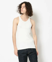 【SALE／50%OFF】B'2nd STANDARD TANK-TOP ビーセカンド トップス ポロシャツ ブラック ホワイト