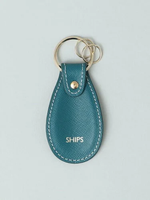 SHIPS MEN SHIPS: SAFFIANO LEATHER シューホーン キーホルダー シップス ファッション雑貨 チャーム・キーチェーン ブルー グレー ブラック ベージュ ブラウン グリーン ネイビー