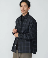 【SALE／70%OFF】SHIPS MEN SHIPS:＜ウォッシャブル＞テックウール リラックスフィット レギュラーカラー シャツ 22FW シップス トップス シャツ・ブラウス ネイビー ベージュ ピンク【送料無料】