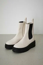 【SALE／50%OFF】AZUL BY MOUSSY TRACK SOLE SIDE GORE BOOTS アズールバイマウジー シューズ・靴 ブーツ ホワイト ブラック