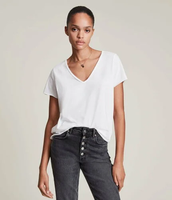 ALLSAINTS (W)EMELYN TONIC TEE オールセインツ トップス カットソー・Tシャツ ホワイト ブラック【送料無料】