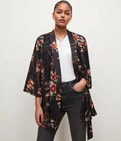 【SALE／60%OFF】ALLSAINTS (W)ELSIE KUROYURI KIMONO オールセインツ トップス その他のトップス ブラック【送料無料】