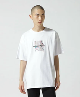 【SALE／30%OFF】B'2nd A4A(エーフォーエー) PAINT 半袖Tシャツ ビーセカンド トップス カットソー・Tシャツ ホワイト ブラック【送料無料】