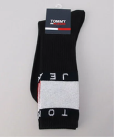 TOMMY JEANS TJ BIG FLAG SOCKS? トミーヒルフィガー 靴下・レッグウェア その他の靴下・レッグウェア ブルー ホワイト