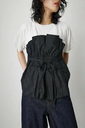 【SALE／50%OFF】AZUL BY MOUSSY BUSTIER LAYERED TOPS II アズールバイマウジー トップス カットソー・Tシャツ ブラック ベージュ ブルー