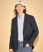 TOMMY HILFIGER THヘリテ-ジ ネイビ-アンコン ブレザ- トミーヒルフィガー スーツ・フォーマル スーツジャケット ブルー【送料無料】