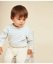 【SALE／20%OFF】PETIT BATEAU 裏起毛マリニエール長袖プルオーバー プチバトー トップス スウェット・トレーナー【送料無料】