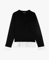 【SALE／40%OFF】agnes b. FEMME LS72 PULLOVER プルオーバー アニエスベー トップス ニット ブラック【送料無料】