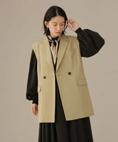 【SALE／80%OFF】NANO universe LB.03/ウールジレジャケット ナノユニバース ジャケット・アウター その他のジャケット・アウター ベージュ【送料無料】