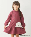 【SALE／20%OFF】any FAM KIDS 【しろたん*anyFAM】しろたんポシェットフードワンピース エニィファム ワンピース・ドレス シャツワンピース レッド ネイビー【送料無料】