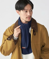 【SALE／70%OFF】SHIPS MEN SHIPS: POLARTEC(R) ポーラテック フリース マフラー シップス ファッション雑貨 マフラー・ストール・ネックウォーマー ネイビー ホワイト ブラック