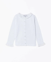 agnes b. ENFANT J000 E CHEMISE キッズ フリルブラウス アニエスベー トップス シャツ・ブラウス ホワイト【送料無料】