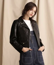 Schott Women's/DOUBLE RIDERS/ダブルライダース ショット ジャケット・アウター ライダースジャケット ブラック【送料無料】