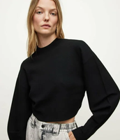 【SALE／50%OFF】ALLSAINTS (W)DIMIA JUMPER オールセインツ トップス ニット ブラック【送料無料】