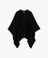 【SALE／40%OFF】agnes b. FEMME AF57 PONCHO ウールポンチョ アニエスベー ジャケット・アウター その他のジャケット・アウター ブラック【送料無料】