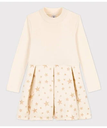 【SALE／30%OFF】PETIT BATEAU チュビックキルティングプリントワンピース プチバトー ワンピース・ドレス ワンピース ホワイト【送料無料】