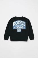 【SALE／30%OFF】RODEO CROWNS WIDE BOWL キッズArch Logoスウェットトップス ロデオクラウンズワイドボウル トップス スウェット・トレーナー ブラック グレー レッド