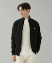 【SALE／70%OFF】NANO universe ZIP UP 防風裏スタンドニットブルゾン ナノユニバース トップス ニット ブラック グレー パープル【送料無料】