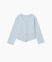 【SALE／50%OFF】agnes b. ENFANT J630 E CARDIGAN キッズ Vネックカーディガン アニエスベー トップス カーディガン グレー【送料無料】