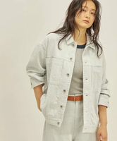 【SALE／50%OFF】SHIPS WOMEN ＜手洗い可能＞オーバーサイズ Gジャン right blue ◇ シップス ジャケット・アウター ムートンコート ブルー【送料無料】