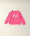 【SALE／30%OFF】IENA ENFANT 【A.P.C./アー・ペー・セー】スウェットELIE kids(110cm-140cm) イエナ　アンファン マタニティウェア・ベビー用品 その他のベビーグッズ ピンク グリーン【送料無料】