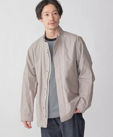 【SALE／60%OFF】SHIPS MEN SHIPS: M-65 ミリタリー キルトステッチ ショート モッズブルゾン シップス ジャケット・アウター ブルゾン・ジャンパー グレー ブルー【送料無料】