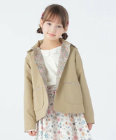 【SALE／50%OFF】SHIPS KIDS SHIPS KIDS:100~130cm /＜撥水＞リバティ フード コート シップス ジャケット・アウター カバーオール・ワークジャケット ベージュ ネイビー【送料無料】