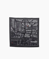 agnes b. FEMME 【ユニセックス】KG25 SCARF Rue du Jour スカーフ アニエスベー ファッション雑貨 マフラー・ストール・ネックウォーマー ブラック【送料無料】