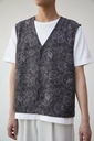 【SALE／60%OFF】AZUL BY MOUSSY PAISLEY PATTERN VEST アズールバイマウジー トップス ベスト・ジレ ブラウン ネイビー